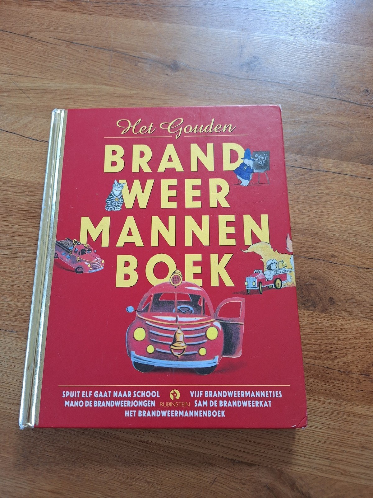 Het Gouden Brandweermannen Boek - Rubinstein, Boeken, Kinderboeken | Baby's en Peuters, Ophalen of Verzenden