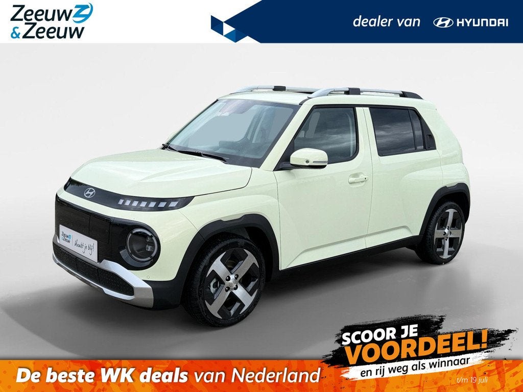 Hyundai INSTER Pulse Advanced 42 kWh | NU TOT €2.500,- KOR, Auto's, Hyundai, 12 maanden, Stof, 1280 kg, Zwart