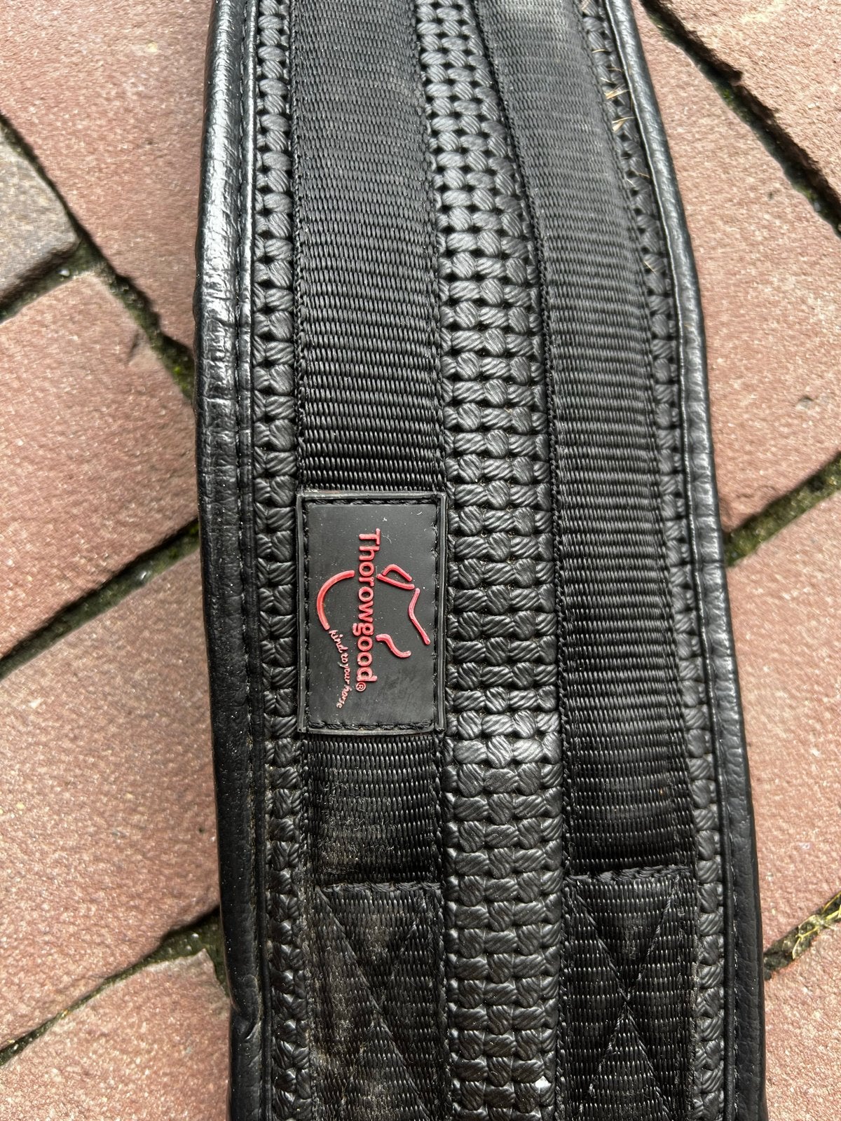 Thorowgood singel – zwart – met elastiek 130 cm, Ophalen of Verzenden, Springen