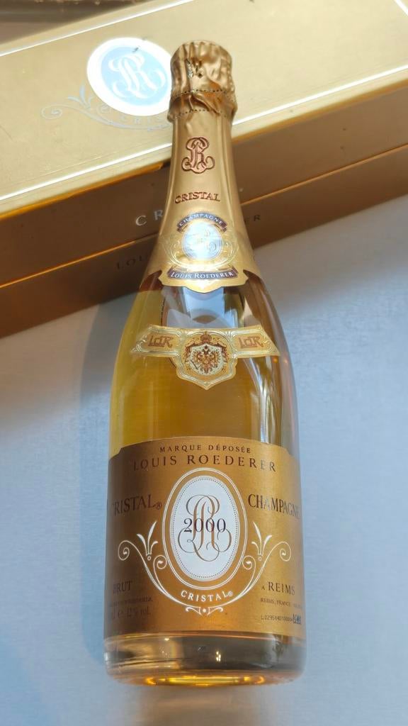 2000 Louis Roederer Cristal
Giftbox, Frankrijk, Ophalen of Verzenden, Vol, Champagne