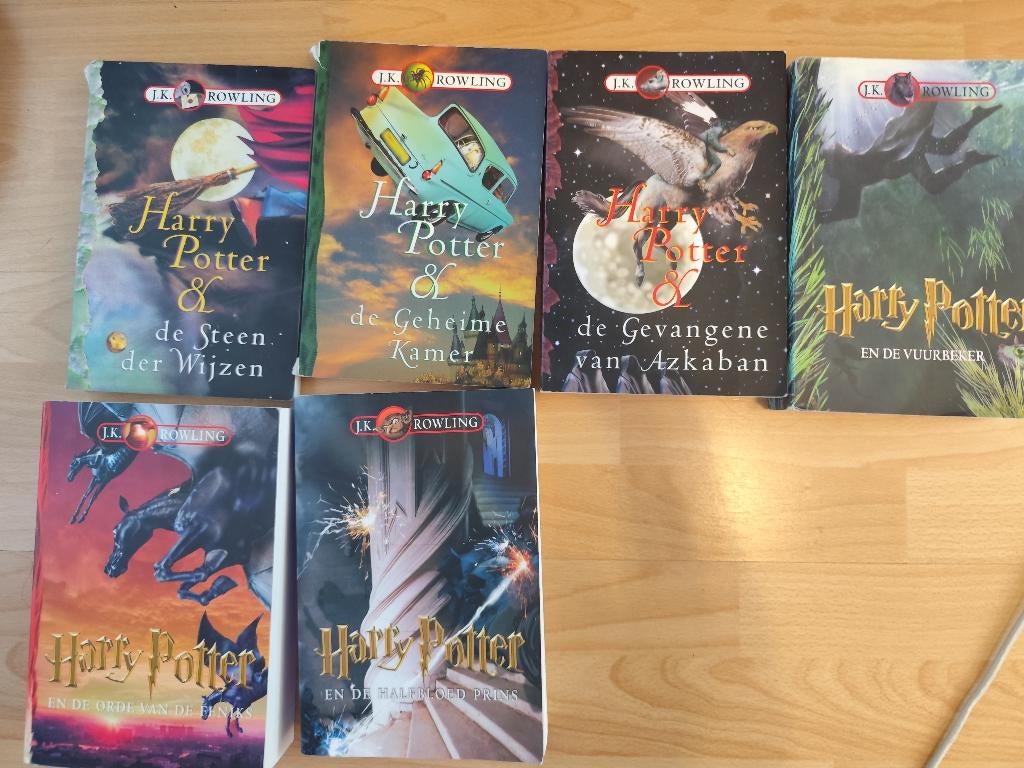 Harry Potter boeken set, Verzamelen, Harry Potter, Verzenden, Zo goed als nieuw, Boek of Poster