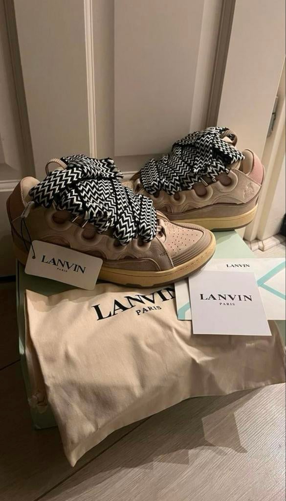 Lanvin Curb Sneakers Roze Maat 41, Ophalen of Verzenden, Nieuw, Roze, Sneakers of Gympen