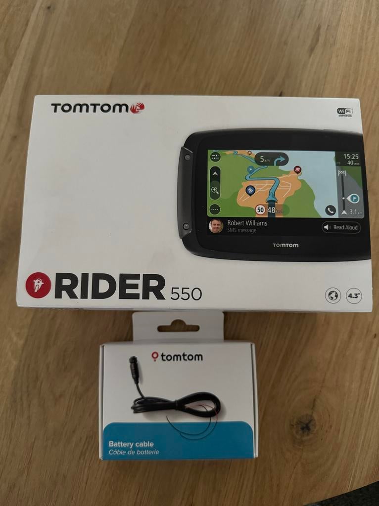 TomTom Rider 550 Motornavigatie - Zo goed als nieuw, Ophalen of Verzenden, Nieuw