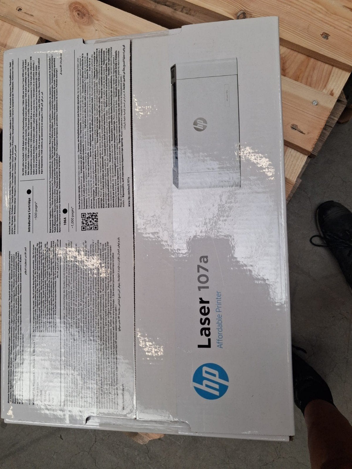 HP Laser 107a Laserprinter - Nieuw in doos, Zwart-en-wit printen, Printer, Nieuw, Ophalen of Verzenden