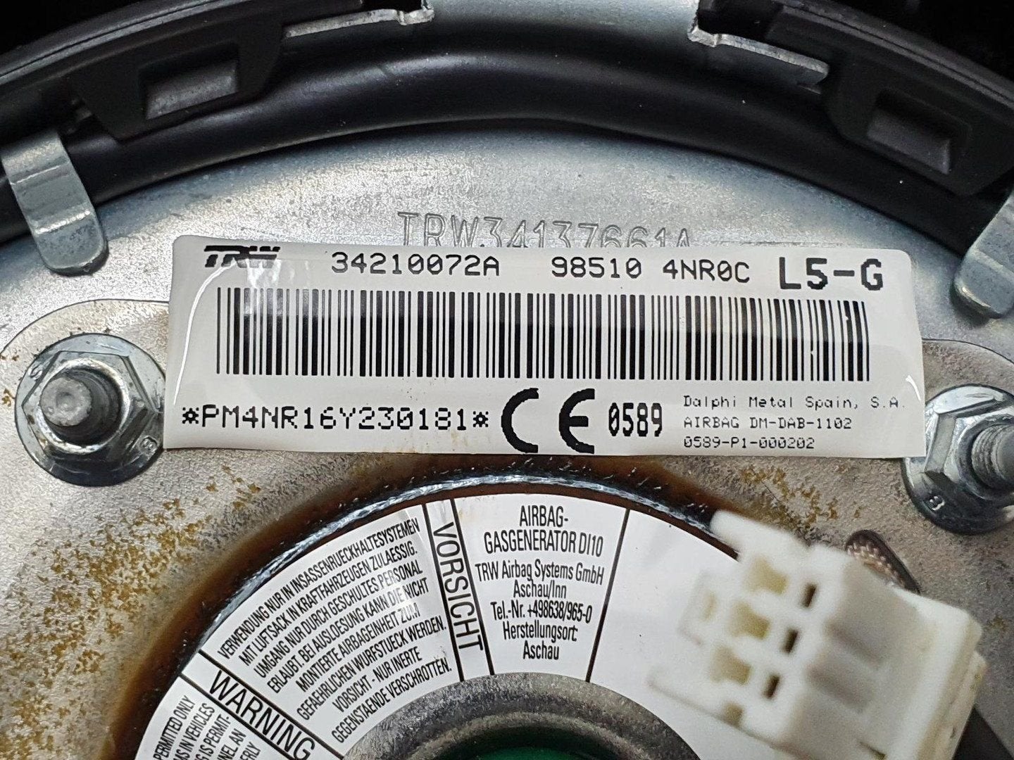 Foto 11 van NISSAN LEAF AIRBAG SET 2016