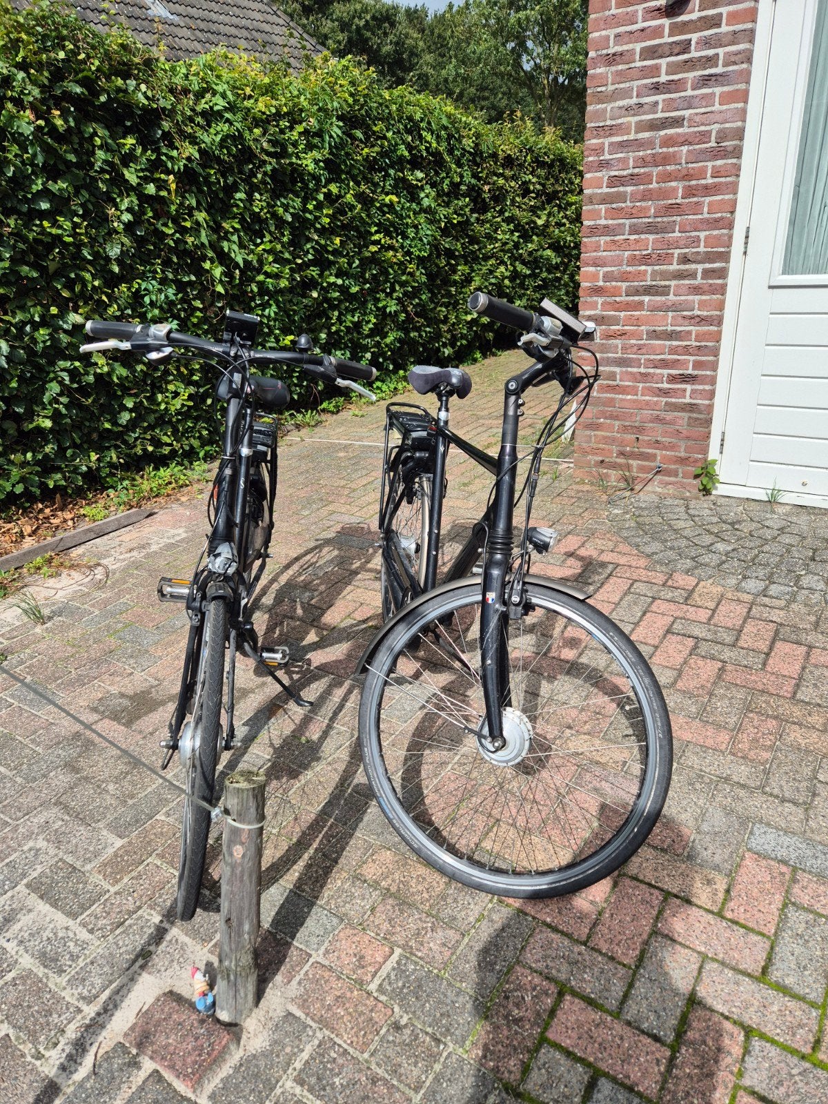 MultiCycle E bikes Dames- en Herenfiets Set, Fietsen en Brommers, Elektrische fietsen, Minder dan 30 km per accu, Gebruikt, 51 tot 55 cm