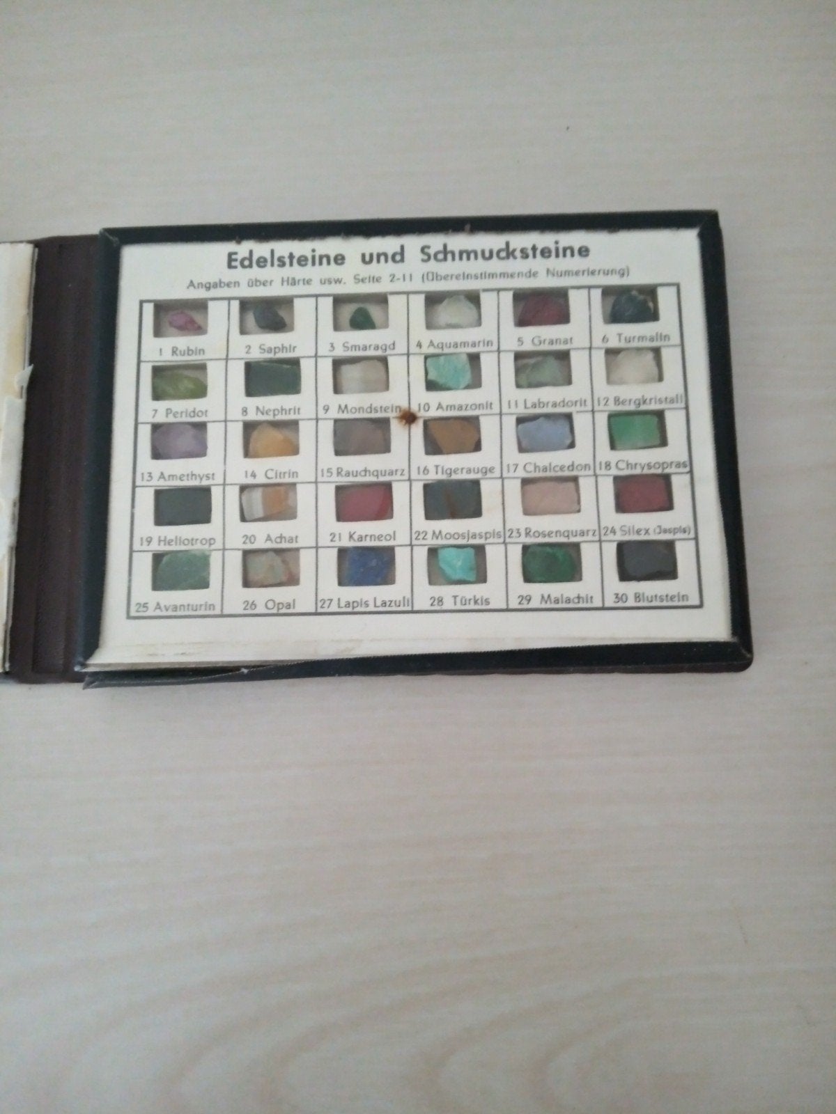 Edelstenen en Sierstenen Collectieboekje, Ophalen of Verzenden, Mineraal