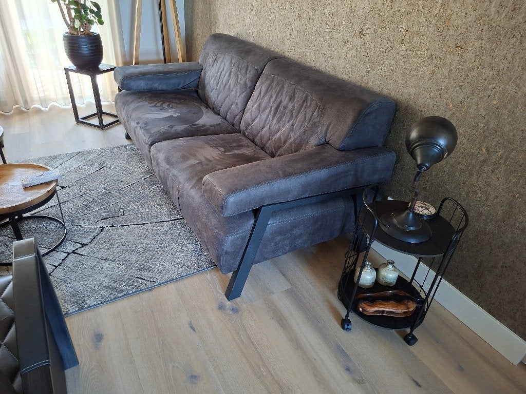 Comfortabele 2- en een halve zitsbank, Huis en Inrichting, Banken | Bankstellen, Ophalen, Gebruikt, Driepersoons, 75 tot 100 cm