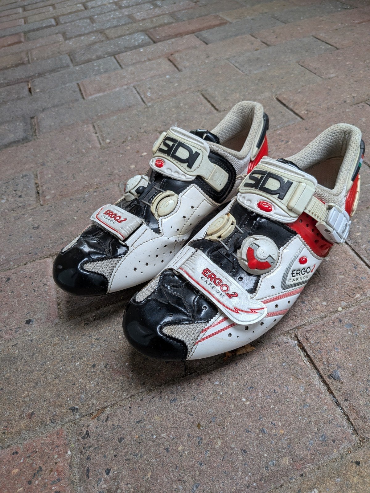 Sidi racefiets schoen ergo 2 carbon 44., Fietsen en Brommers, Fietsaccessoires | Fietskleding, Ophalen of Verzenden, Overige maten