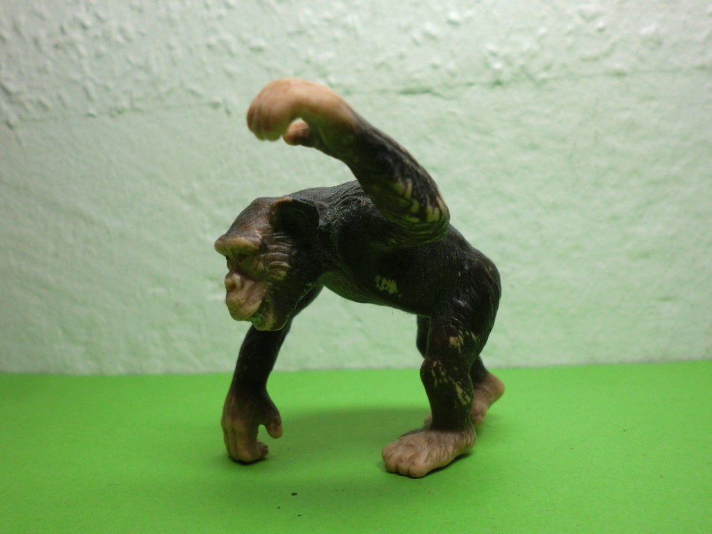Schleich 14095 chimpansee, dierfiguur, Ophalen of Verzenden, Gebruikt, Wild dier, Beeldje of Figuurtje