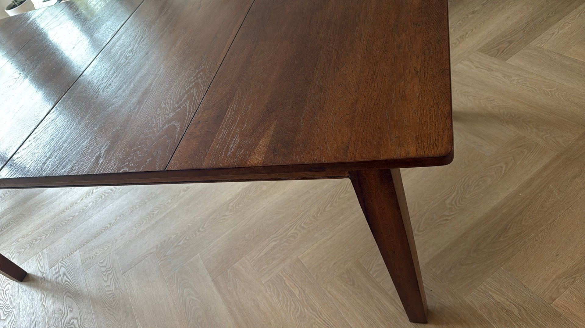 Tafel, eetkamertafel 200/300x100, Ophalen, Gebruikt, 200 cm of meer, 50 tot 100 cm