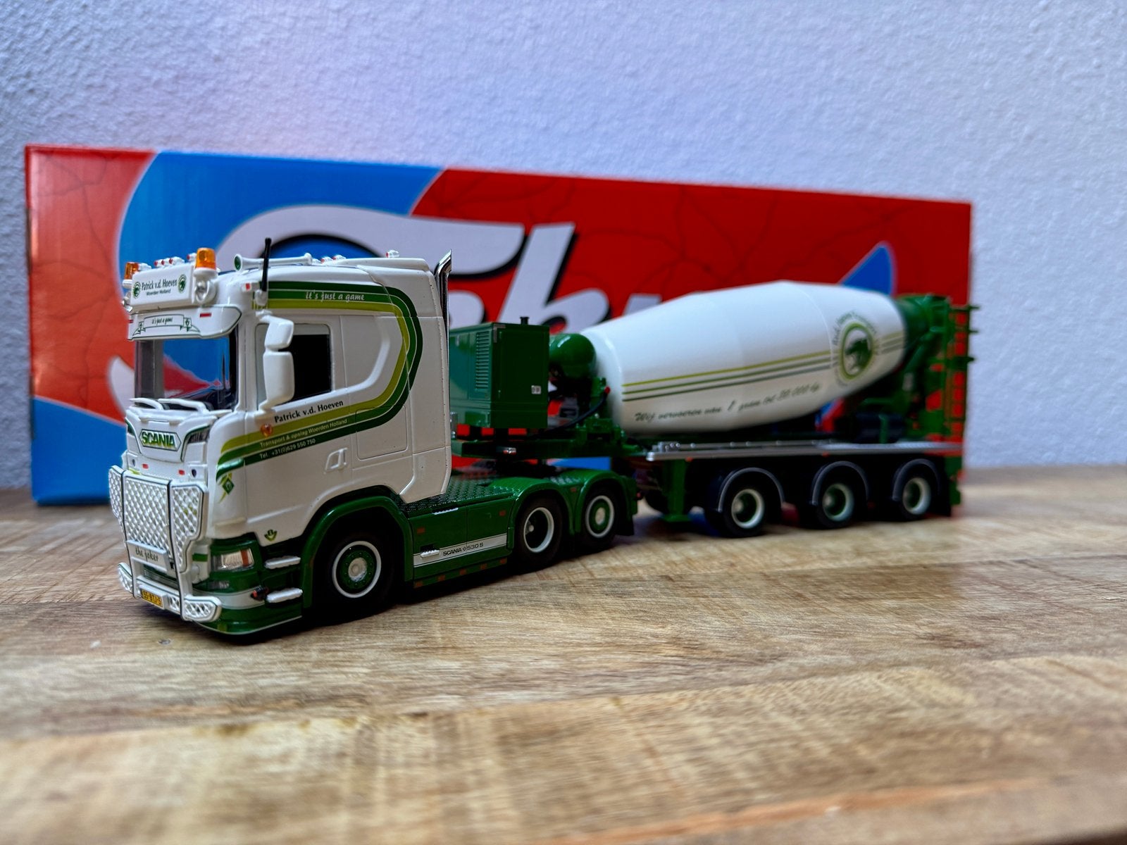 Tekno Scania Next Gen 530S met betonmixer Patrick vd Hoeven, Ophalen of Verzenden, Nieuw, Bus of Vrachtwagen, Tekno