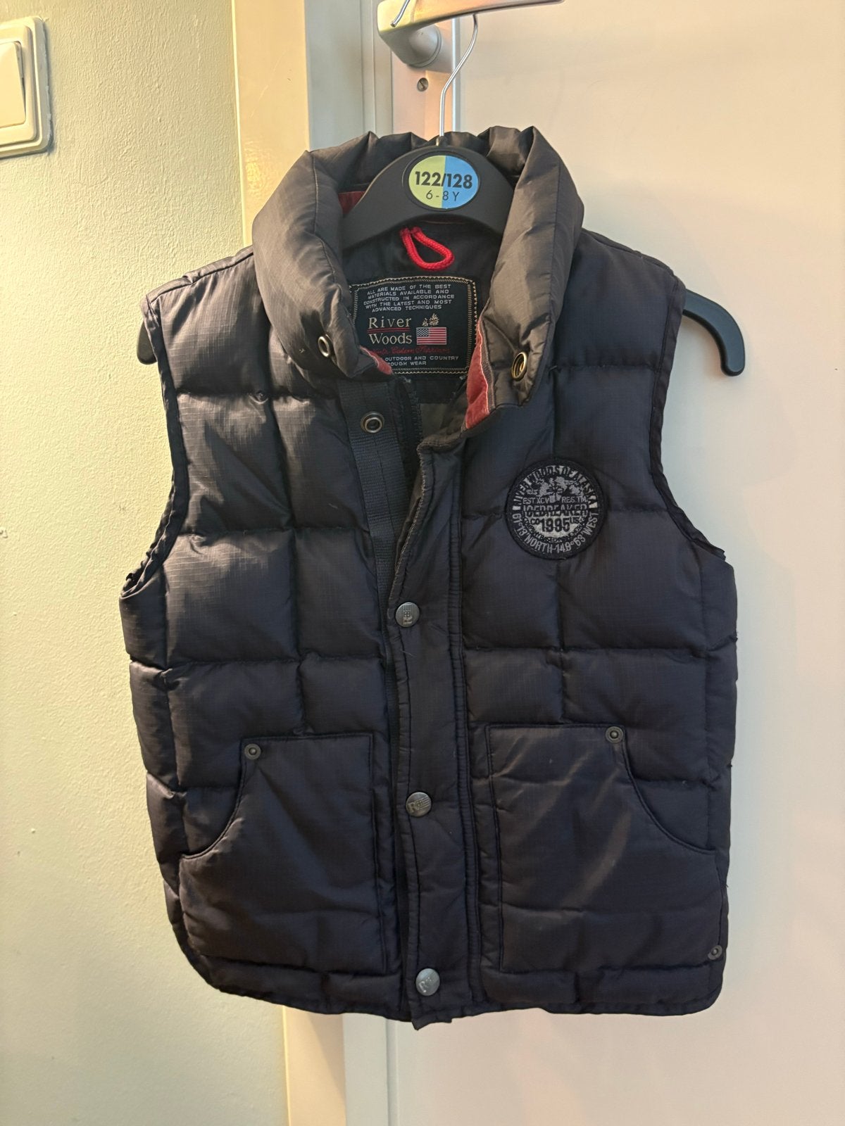 River Woods Bodywarmer Jongen Maat 122/128 (6-8 jaar), Ophalen of Verzenden, Zo goed als nieuw, Jongen, Jas