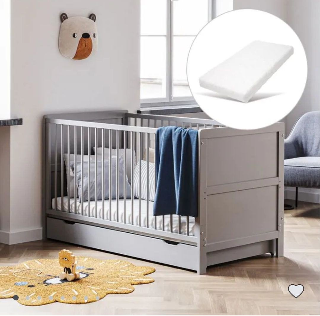 Petit Amelie Laurent meegroeibed met matras en opberg lade., Kinderen en Baby's, Kinderkamer | Complete kinderkamers, Ophalen