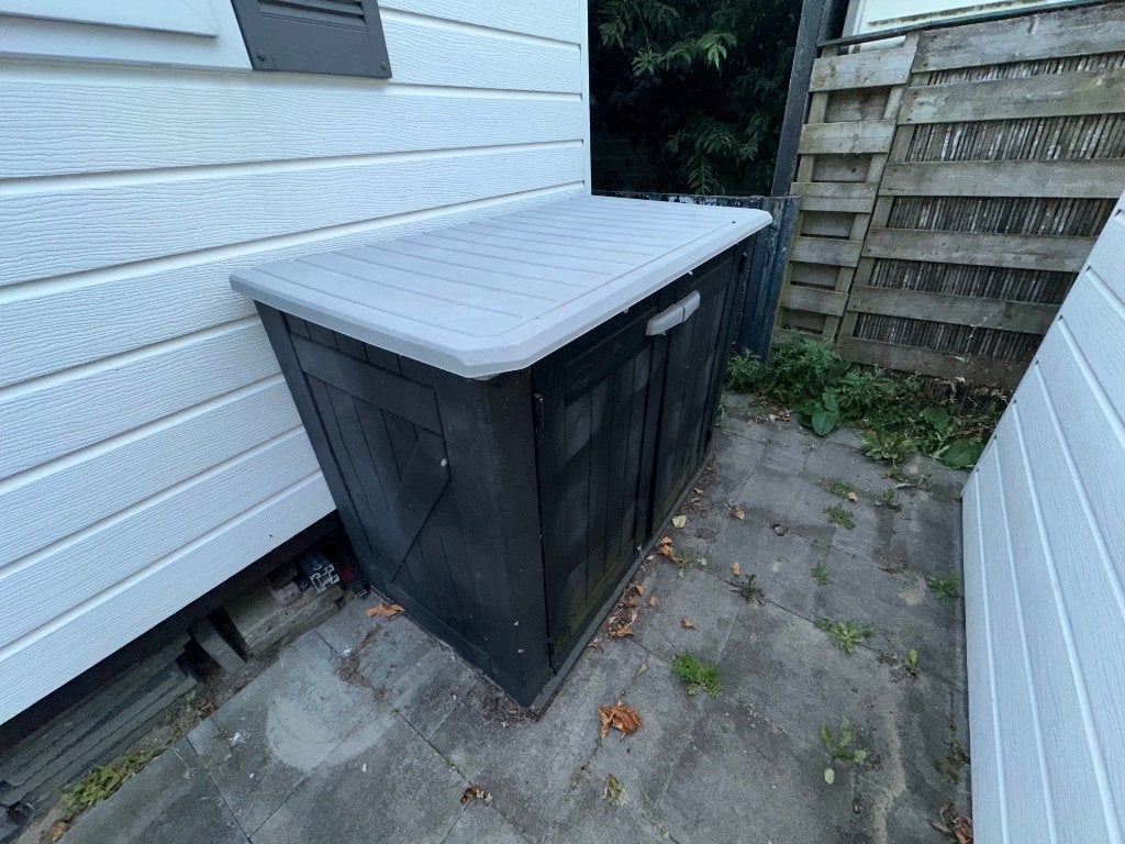 Kunststof opbergbox voor buiten, Ophalen, Gebruikt, Kunststof, Overige typen
