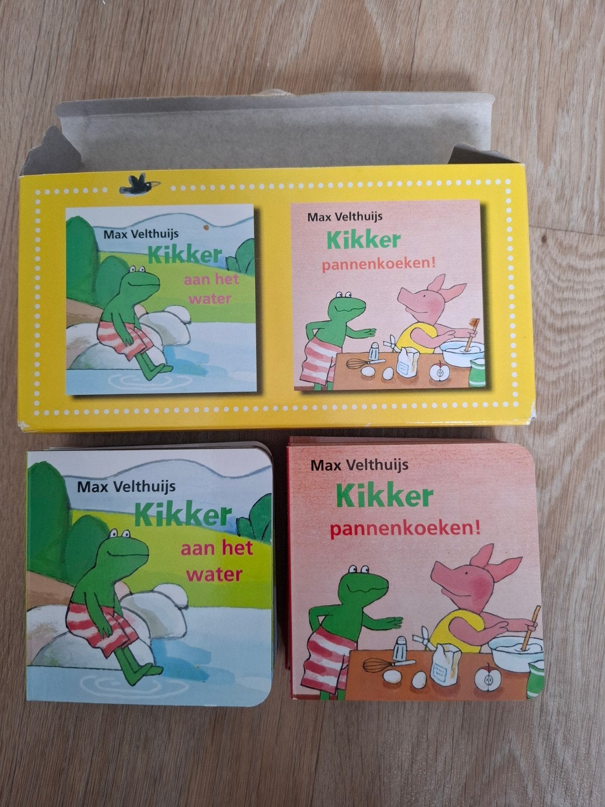 8 Kikker uitdeelboekjes van Max Velthuijs nieuw, Max Velthuijs, Jongen of Meisje, Ophalen of Verzenden, Zo goed als nieuw