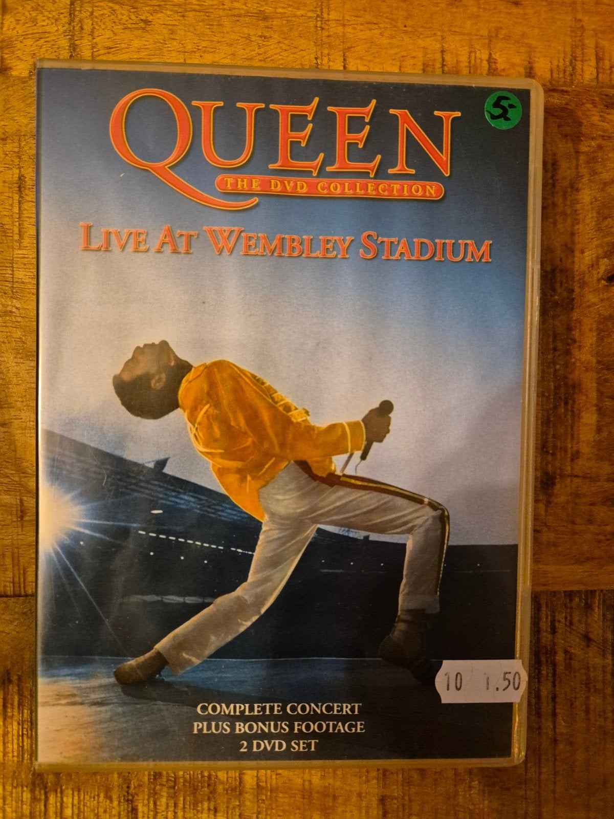 Queen - Live At Wembley Stadium DVD Collection (2-disc set), Engels, Alle leeftijden, Nederlands, Inclusief doosje
