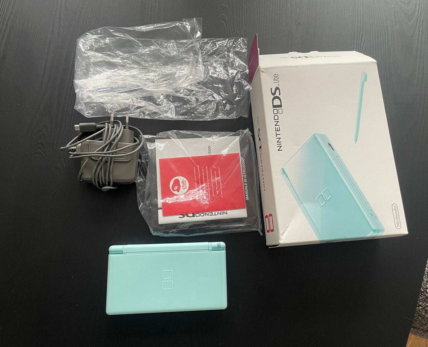 Nintendo DS Lite - Turquoise (Zo goed als nieuw) CIB Doos, Verzenden, Zo goed als nieuw, Groen, DS Lite