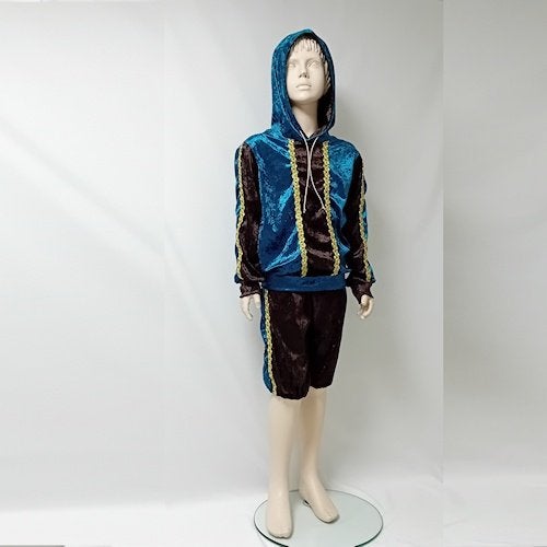Nieuw hoodie pietenpak maat 122 merk Markeys, Diversen, Nieuw, Ophalen of Verzenden, Markeys pietenpakken, Info@markeyspietenpakken.nl