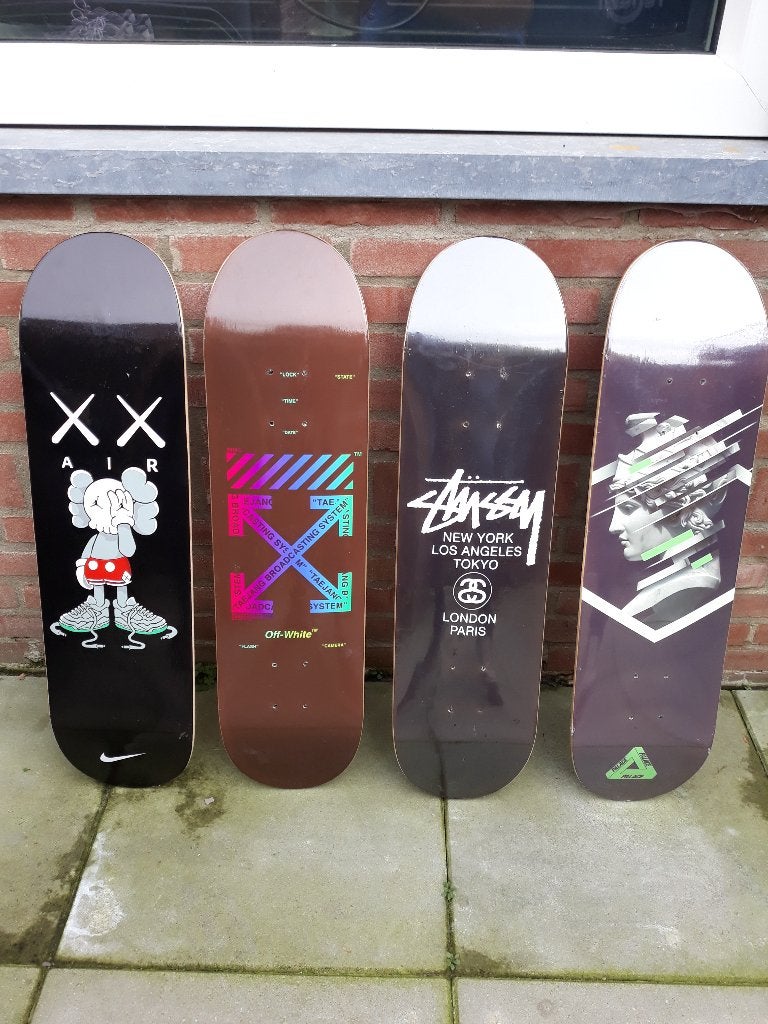 Unieke Skateboard Decks (KAWS, Off-White, Stüssy, Palace), Ophalen of Verzenden, Nieuw, Skateboard