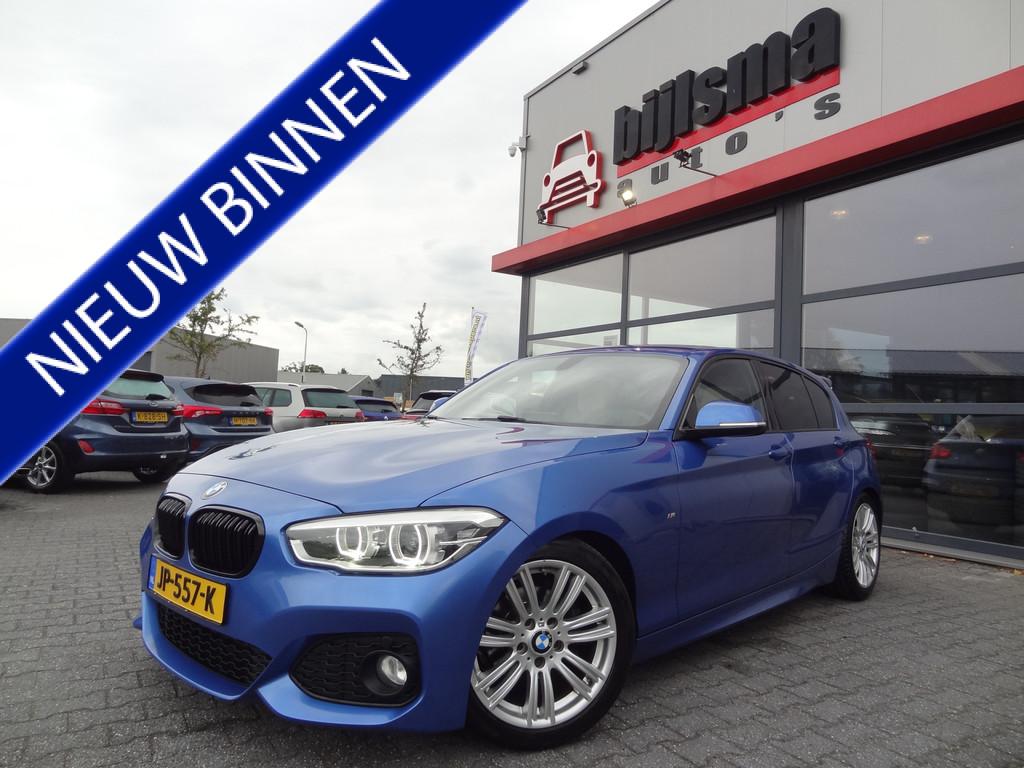 BMW 1-serie 116d Centennial High Executive 2X M-SPORT | NL-A, Gebruikt, Blauw, 116 pk, Bedrijf