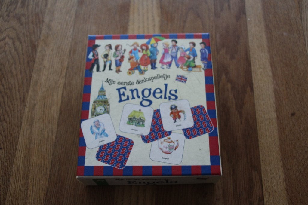 Memory spel Mijn eerste denkspelletje Engels, Kinderen en Baby's, Speelgoed | Educatief en Creatief, Zo goed als nieuw, Taal en Lezen