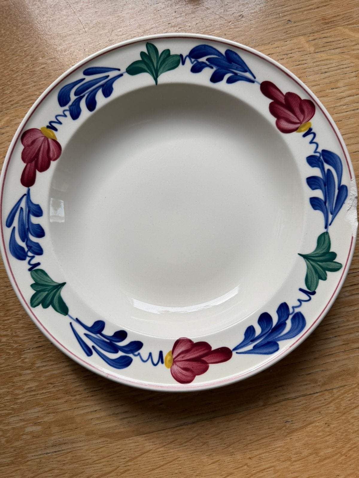 Boerenbont diep bord, Ophalen of Verzenden