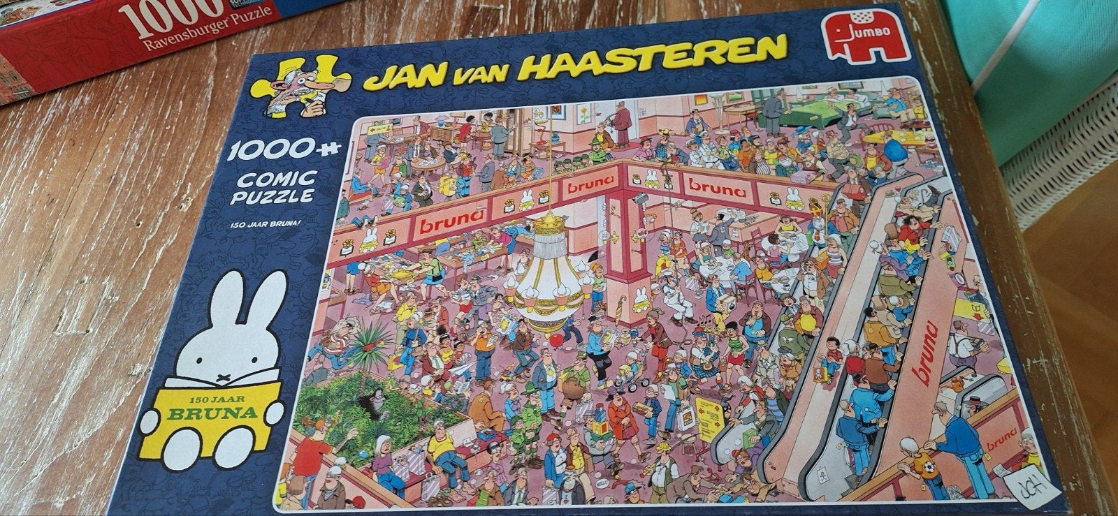 Jan van Haasteren Bruna 150 jaar puzzel 1000+ stukjes, Hobby en Vrije tijd, Denksport en Puzzels, Ophalen, 500 t/m 1500 stukjes