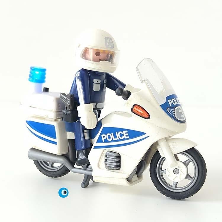Playmobil City Action 5185 Politie Motor Compleet, Ophalen of Verzenden, Zo goed als nieuw