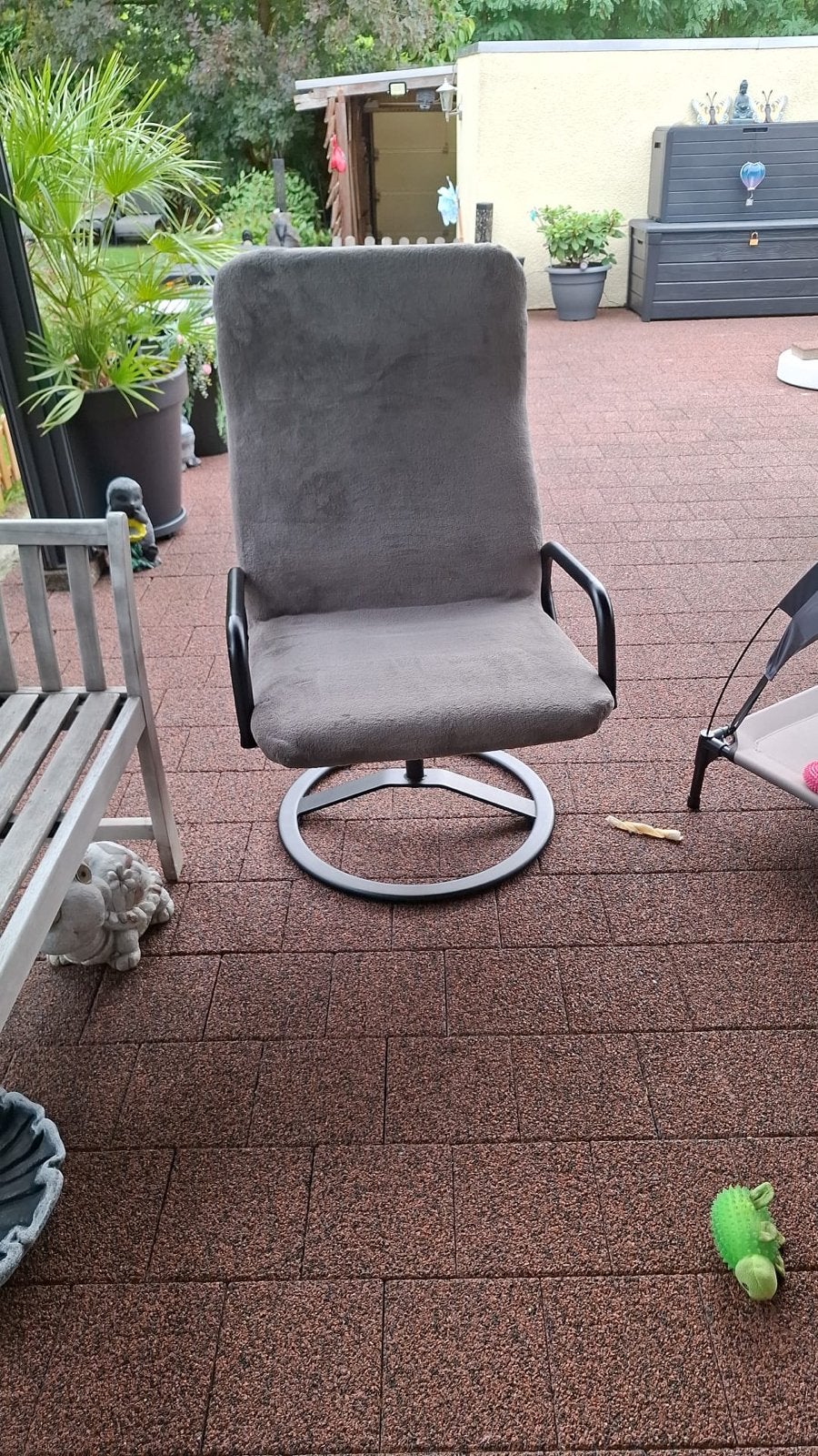 Fijne fauteuil stoel, zo goed als nieuw, Huis en Inrichting, Stoelen, Ophalen, Zo goed als nieuw, Eén, Stof