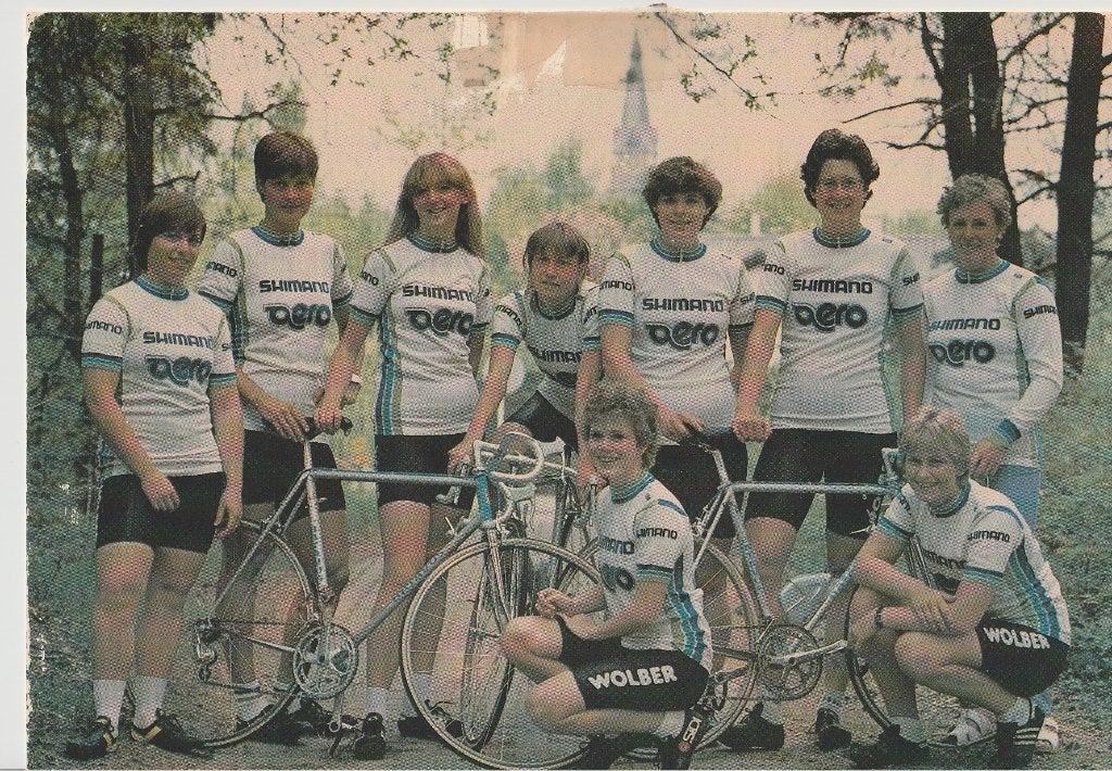 damesploeg van shimano-wolber -bero 1982, Ophalen of Verzenden, Voor 1920, Sport en Spel