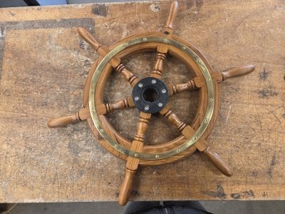 Stazo Stuurwiel 57 cm (z. dop, adapter), Niet ingevuld, Gebruikt, Niet ingevuld, Niet ingevuld