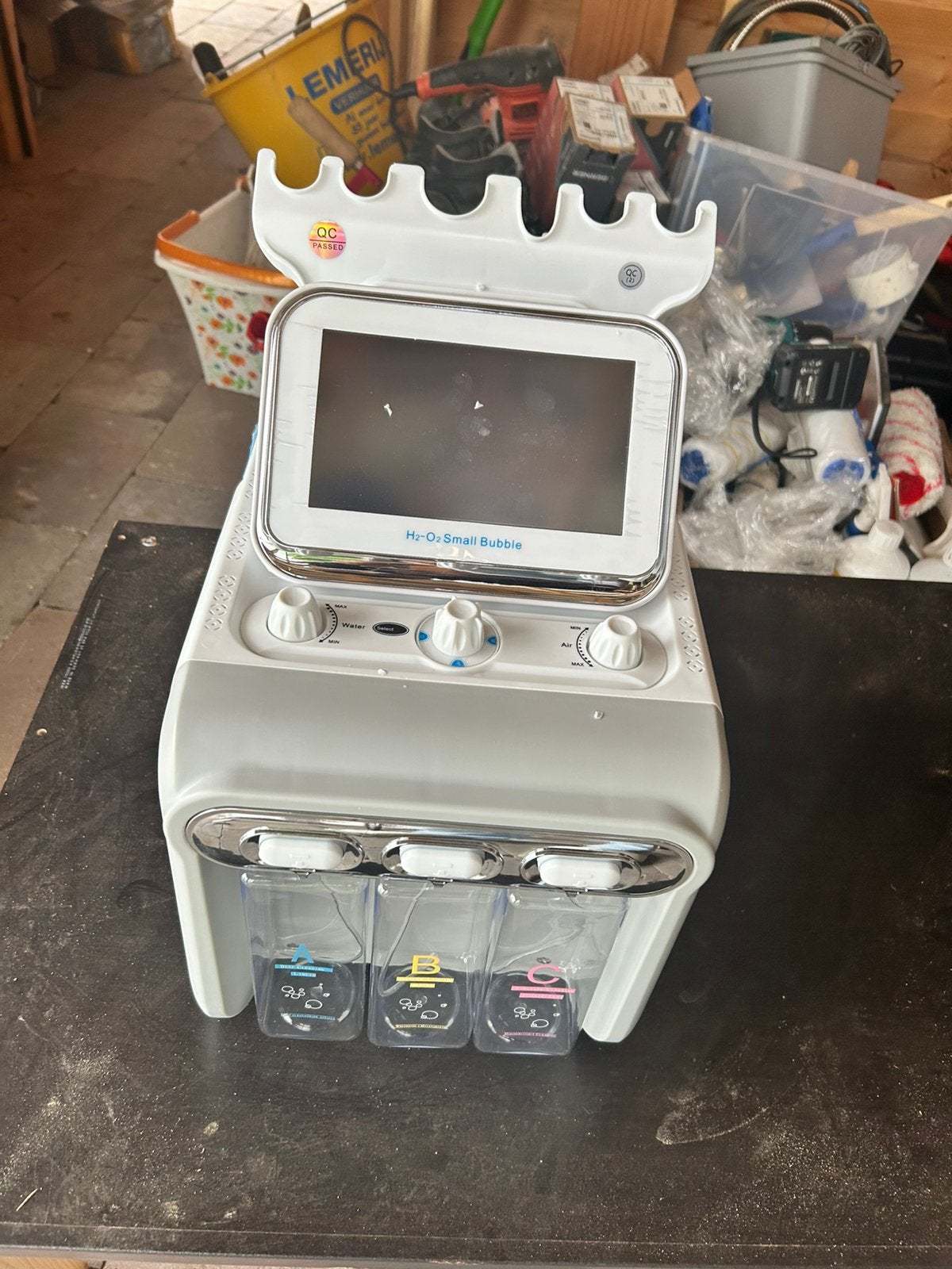 Hydrogen Oxygen Facial Apparaat - 7 inch Touch - W05X, Overige munten, Ophalen of Verzenden, Zo goed als nieuw