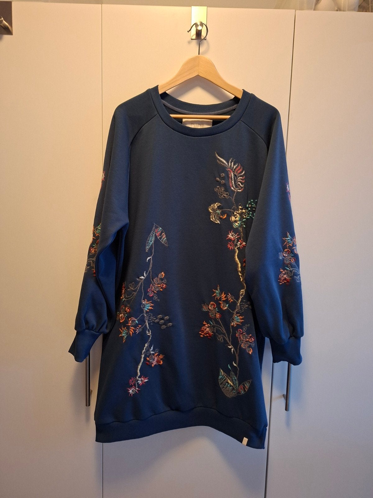 DIDI Sweat dress Kyra Blue Festival embro maat 42, Blauw, Maat 42/44 (L), DIDI, Ophalen of Verzenden