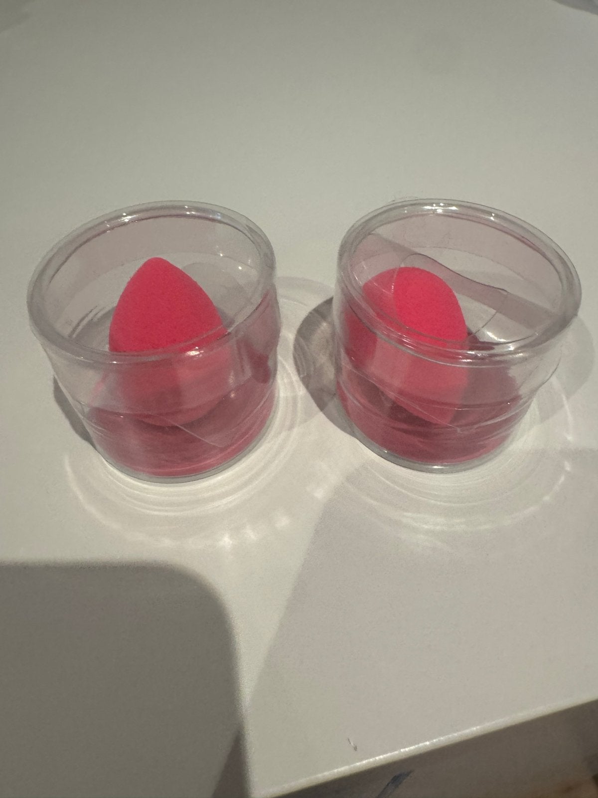 2x Mini Beauty Blender Roze, Gehele gezicht, Nieuw, Ophalen of Verzenden, Roze