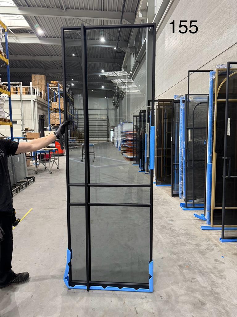 Taatsdeur 2583 x 867 exacte maat rookglas  sale *155, Doe-het-zelf en Verbouw, Deuren en Horren, Nieuw, Binnendeur, 215 cm of meer