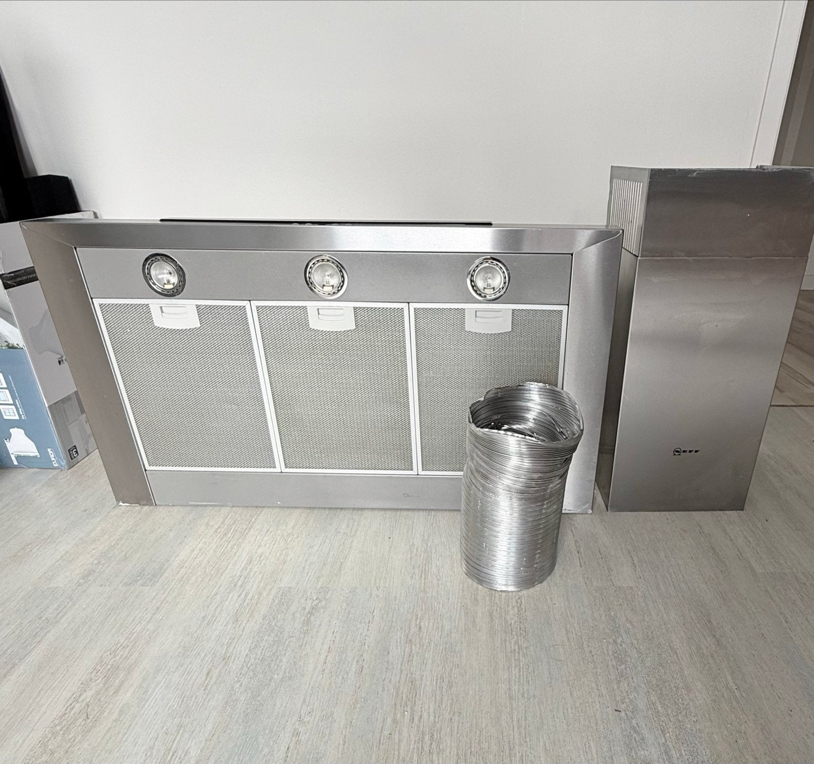 Neff D79M35N0 Afzuigkap - RVS, 260W, 200m³/u, Ophalen, Minder dan 200 m³ per uur, Onderbouw afzuigkap, Zo goed als nieuw