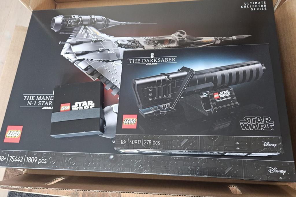 LEGO Star Wars UCS N-1 Starfighter & Darksaber + ornament, Ophalen of Verzenden, Nieuw, Overige merken