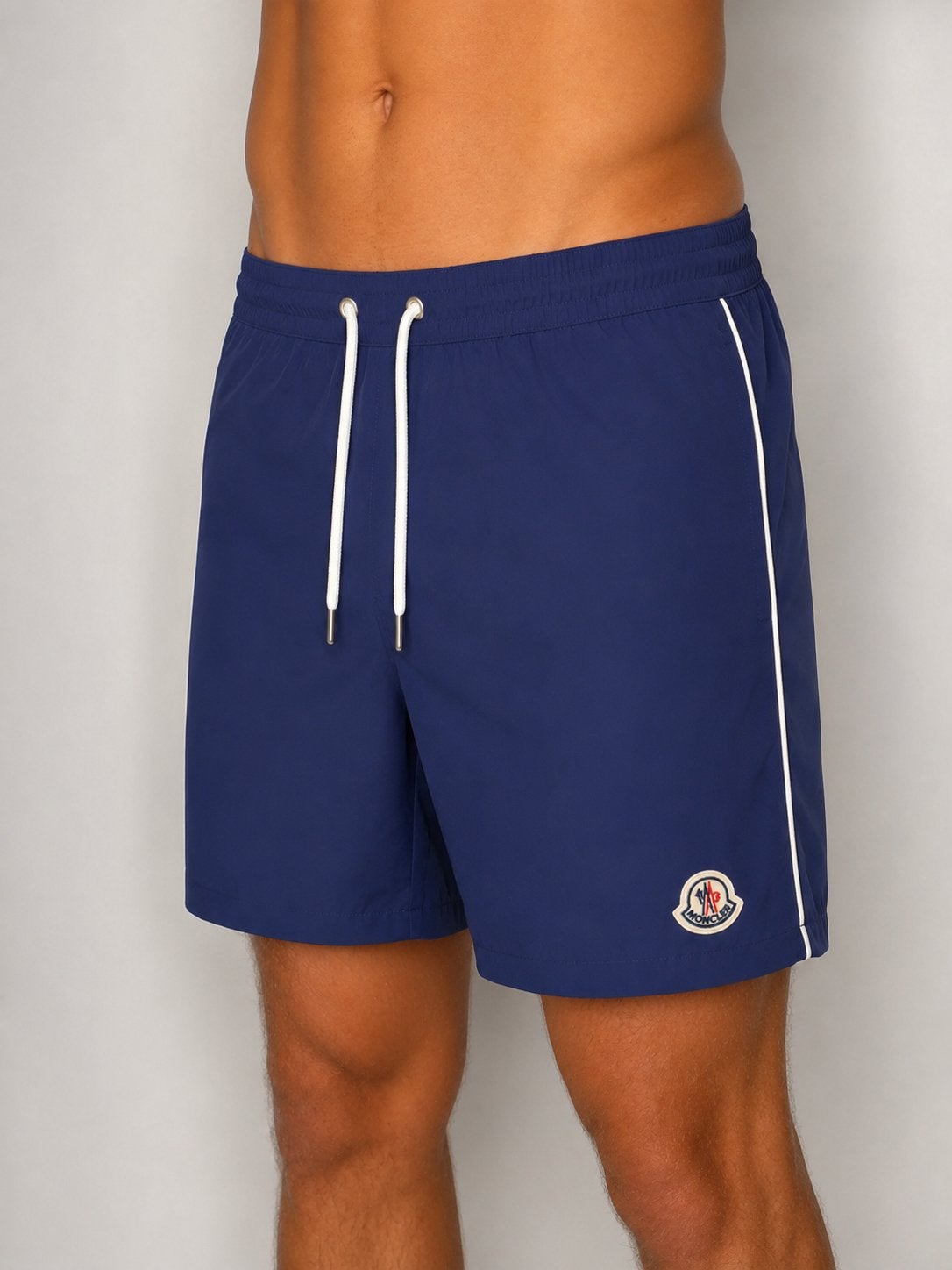 Moncler zwembroek broek short donkerblauw blauw, Ophalen of Verzenden, Blauw