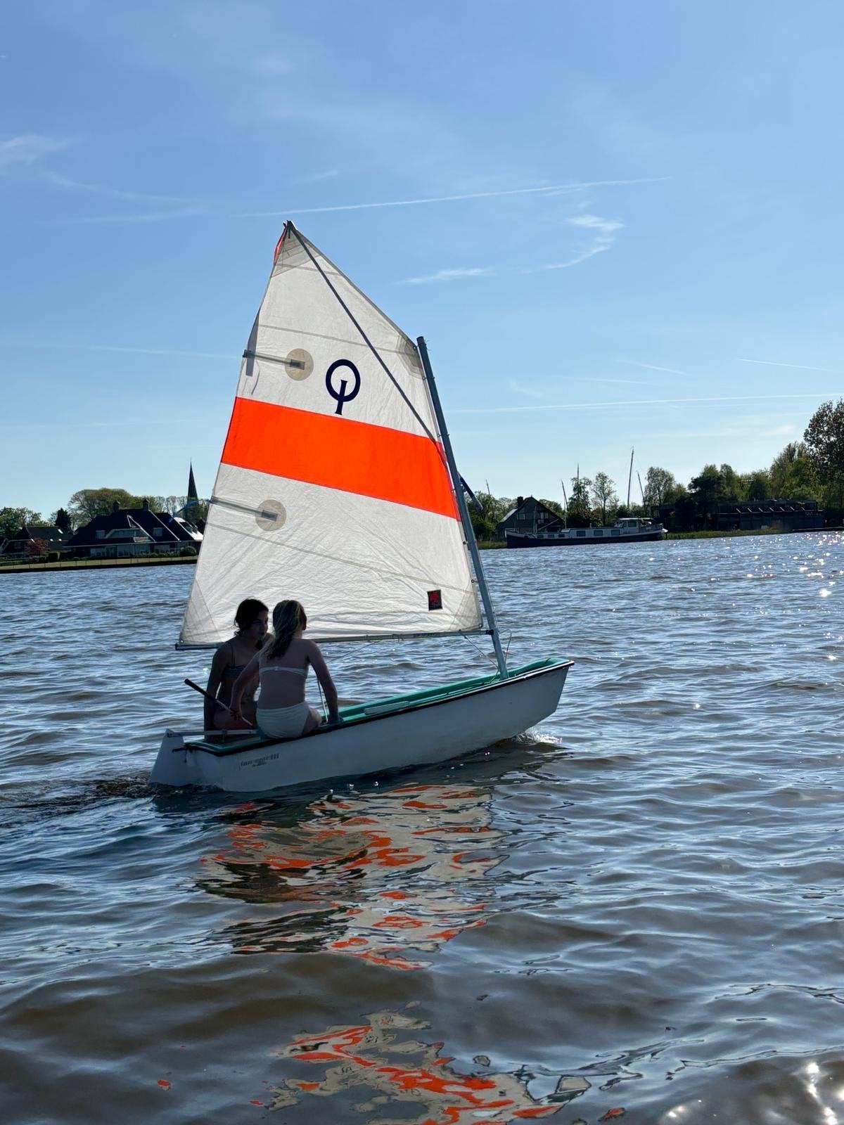 Leuke Fun Optimist zeilboot - Ideaal voor beginners!, Ophalen, Gebruikt, Polyester, Optimist