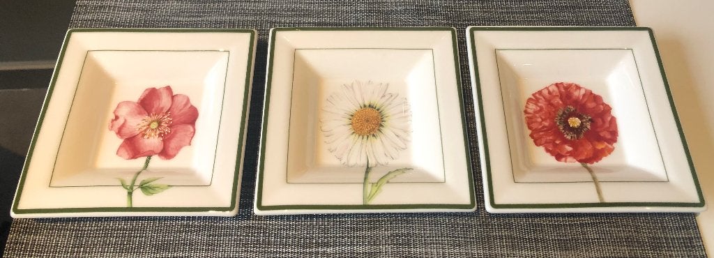 Villeroy & Boch Flora vierkante kommen, Ophalen of Verzenden, Zo goed als nieuw, Kom(men), Overige stijlen