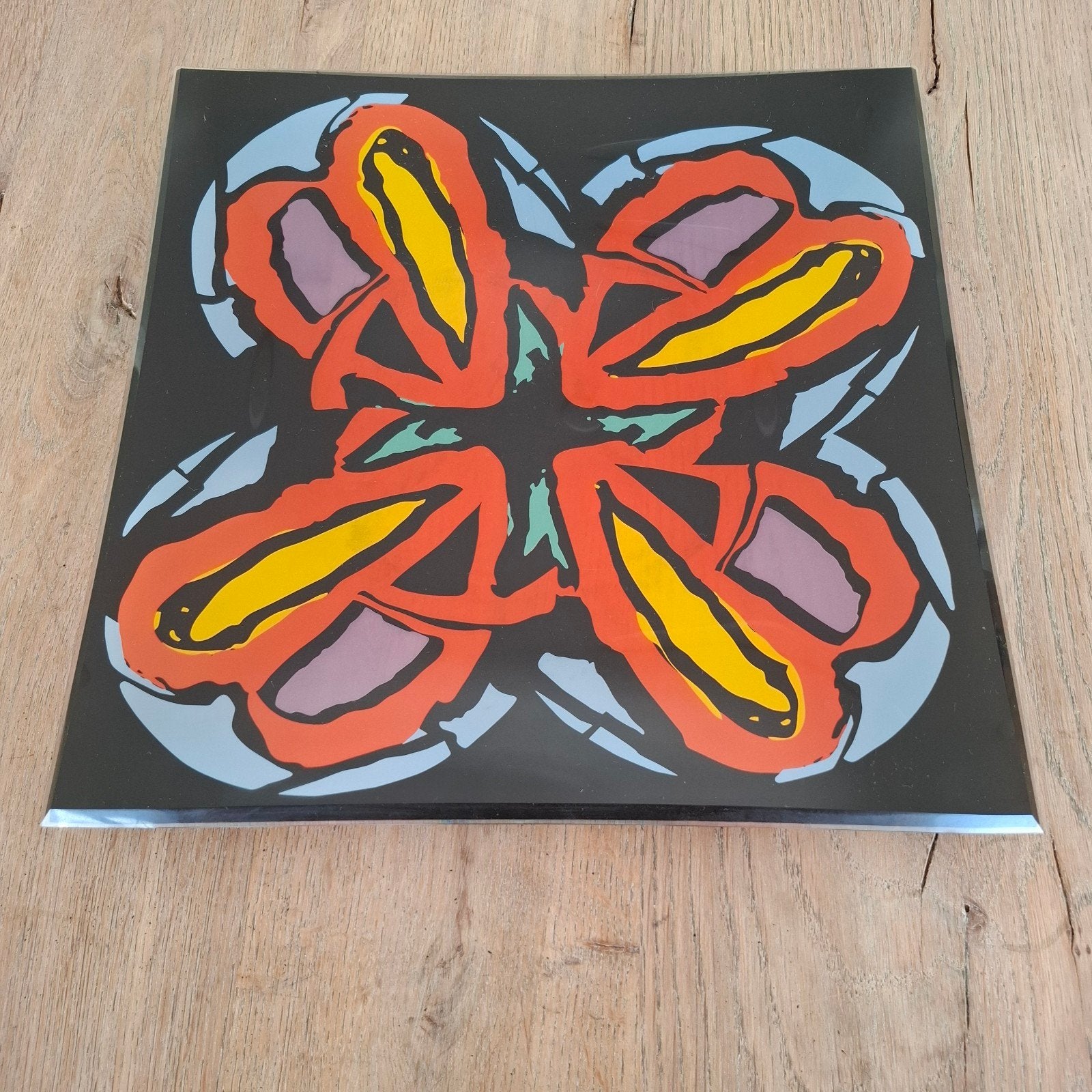 Prachtige ondiepe schaal glas, Ophalen of Verzenden, Zo goed als nieuw, Vierkant, Glas