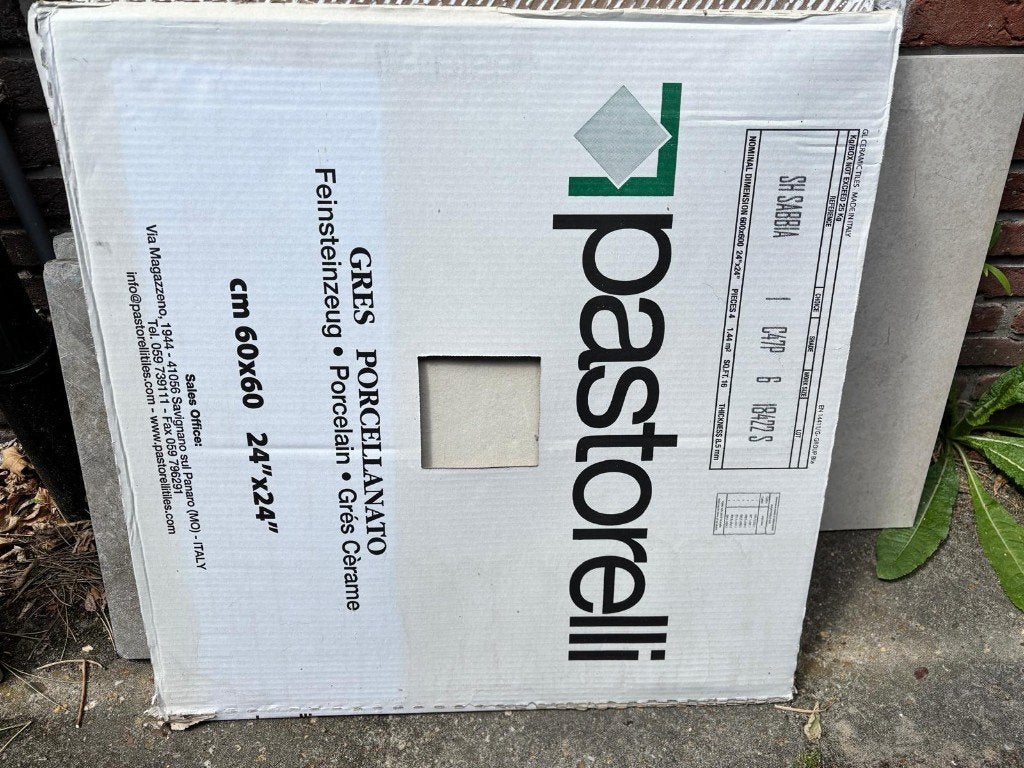 tegels, Ophalen, 40 tot 60 cm, 40 tot 60 cm, Nieuw