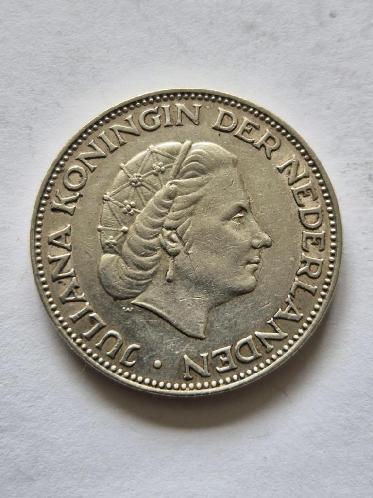 Rijksdaalder koningin juliana 1960 zilver, Postzegels en Munten, Munten | Nederland, Verzenden, Koningin Juliana, 2½ gulden, Zilver