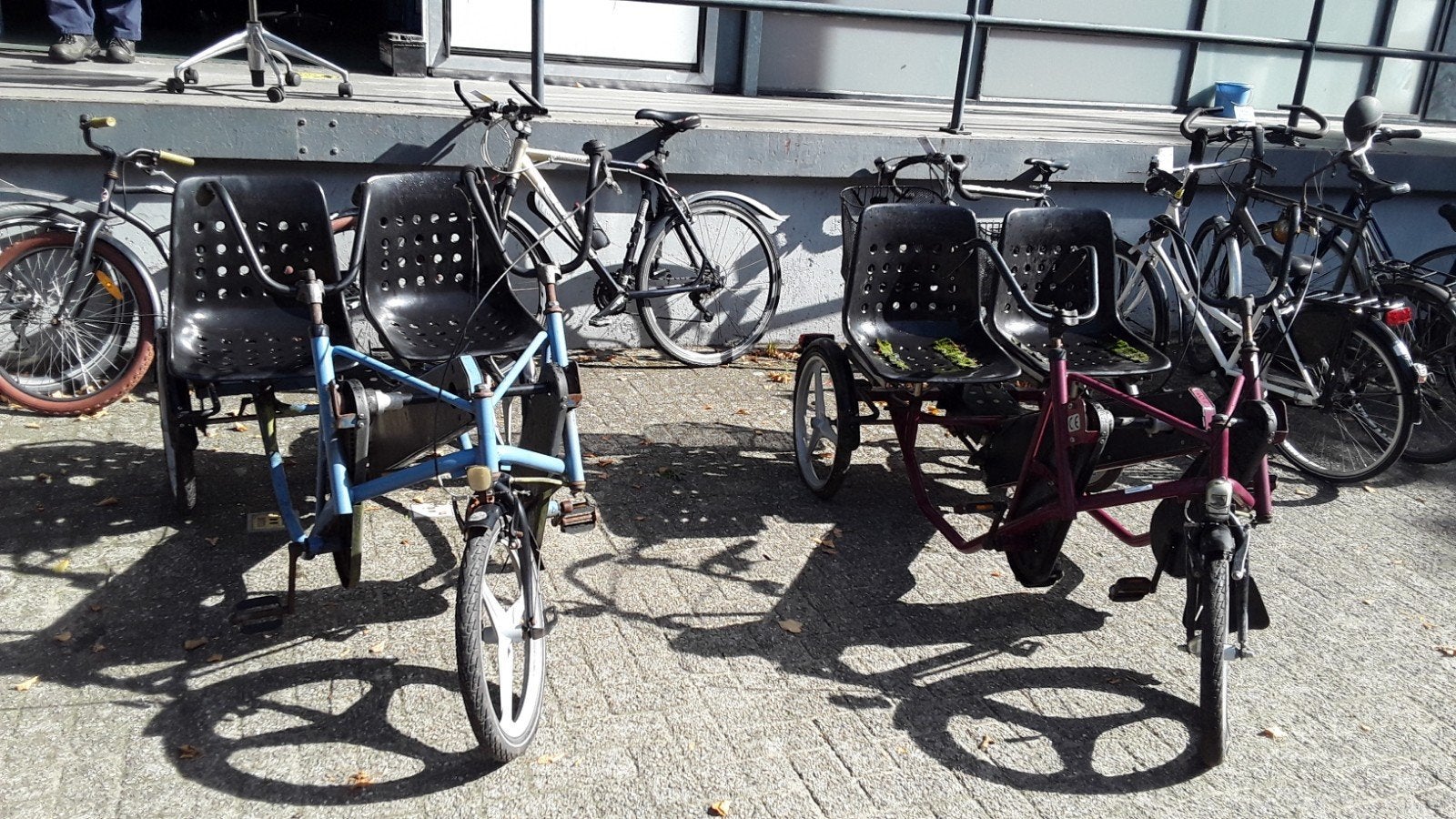Duo fietsen - Perfect voor gezamenlijke avonturen, Ophalen, Gebruikt, Velgrem, Onbekend