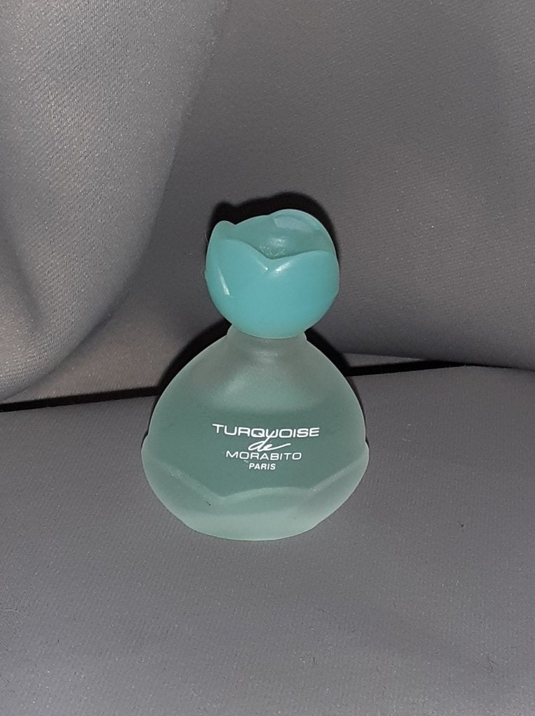Volle parfum mini - Pascal morabito turquase, Ophalen of Verzenden, Zo goed als nieuw, Miniatuur, Gevuld