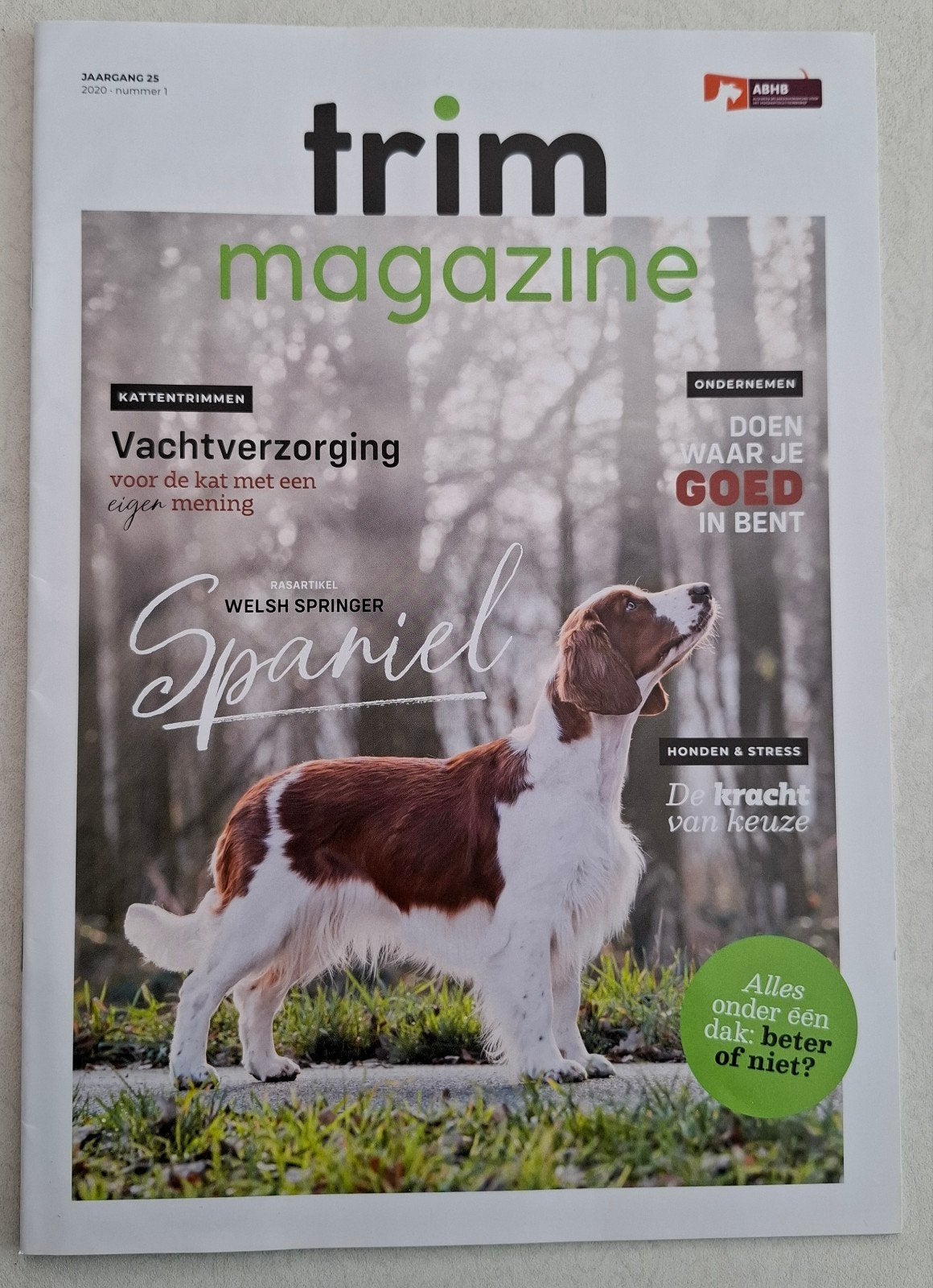 Trimblad Jaargang 25 2020 nr 1 - Welsh Springer Spaniel, Ophalen of Verzenden, Nieuw, Overige typen