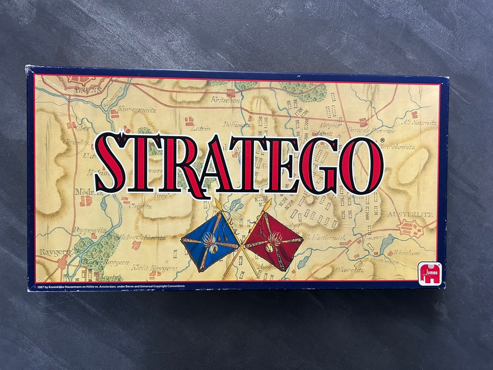 Vintage Stratego ( Jumbo ) 1987, Hobby en Vrije tijd, Ophalen of Verzenden, Zo goed als nieuw
