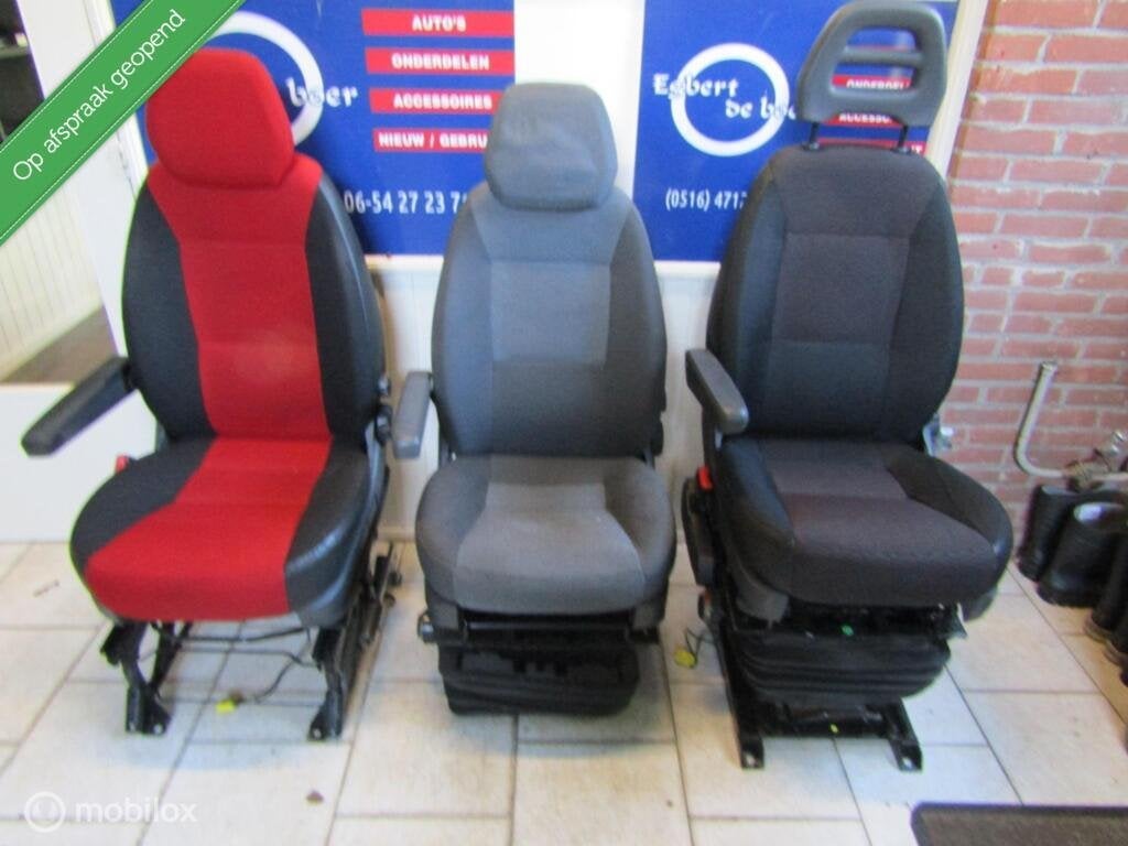 stoel 10 x in geveerd en normaal ducato boxer jumper etc, Gebruikt, Fiat, Ophalen of Verzenden
