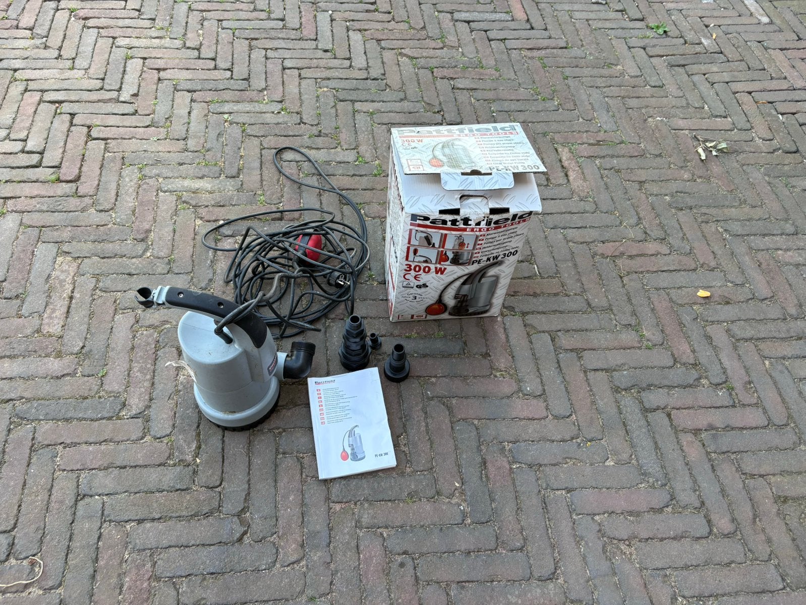 Dompelpomp Pattfield PE KW 300, Tuin en Terras, Ophalen of Verzenden, Gebruikt